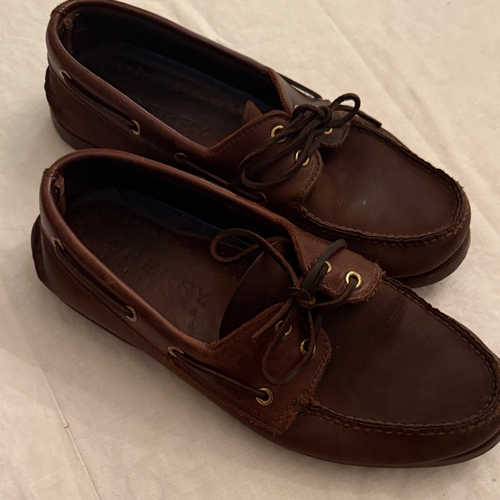Sperry Top-Siders. 
Boat shoes, and very good condition